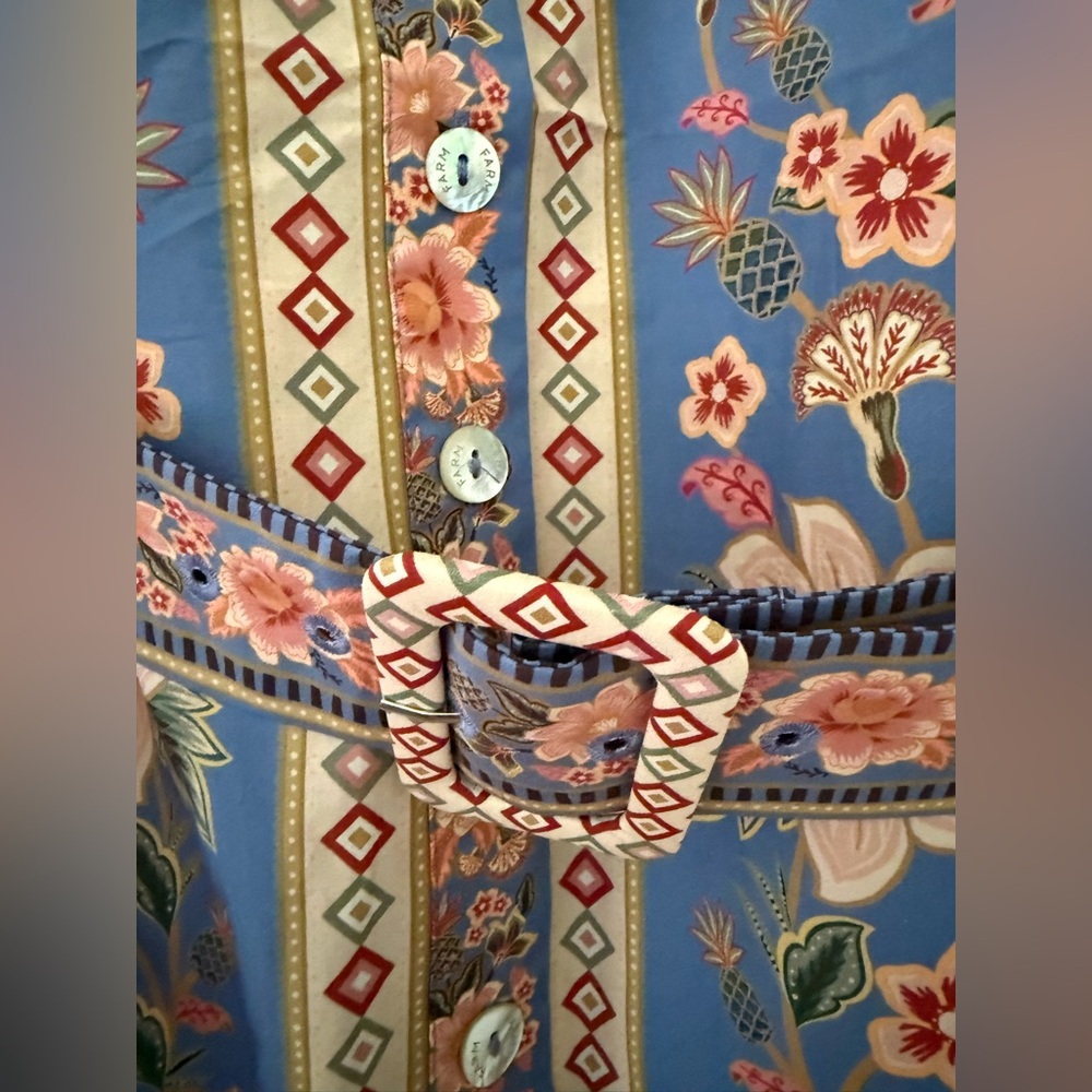 FARM Rio Floral Blue and Pink Mini Dress - Picture 3 of 8